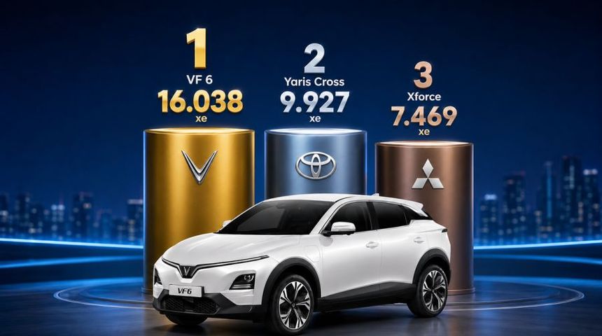 VF 6 và Yaris Cross ăn khách nhất phân khúc CUV cỡ B