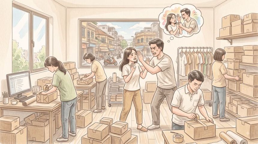 Tôi bị chồng đánh vì nói anh đã nghèo còn lười