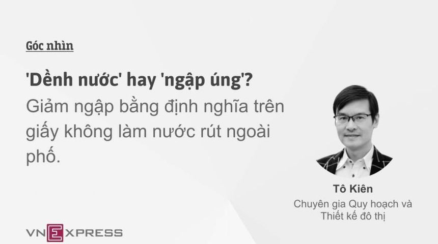 'Dềnh nước' hay 'ngập úng'?