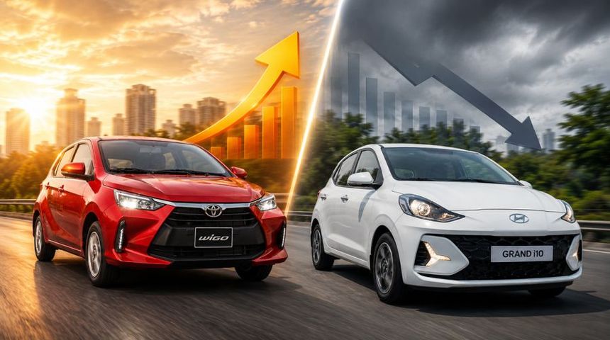 Xe hatchback cỡ A tháng 7: Wigo trở lại ngôi vua, i10 giảm doanh số