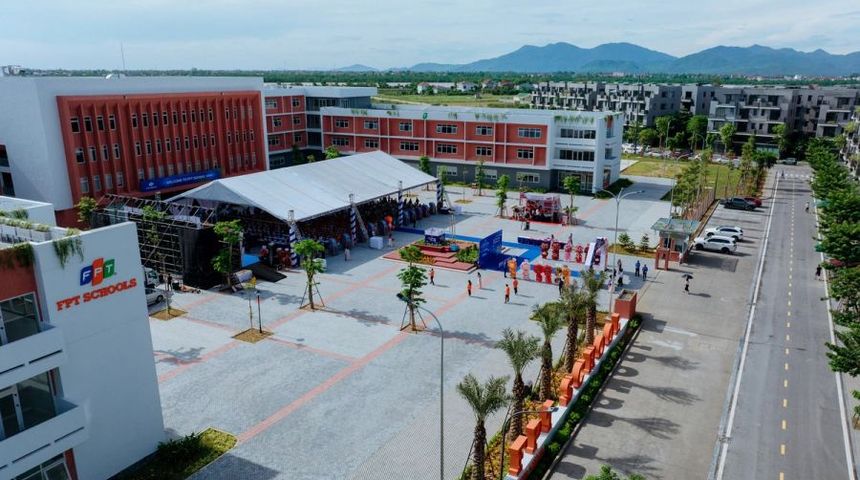 Trường liên cấp FPT Vinh tại Eco Central Park đi vào hoạt động