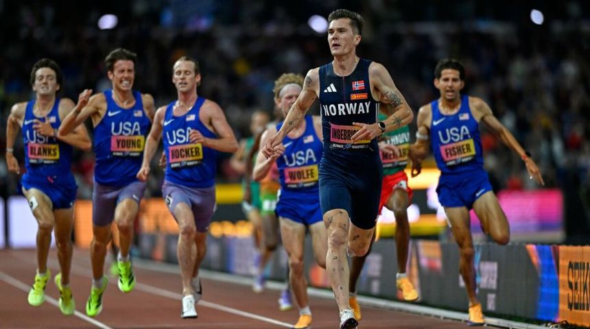 Ingebrigtsen vô địch 5.000m Ultimate Championship sau ca phẫu thuật Achilles