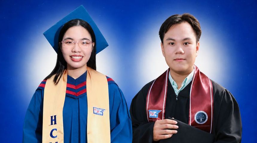 Hai sinh viên Sư phạm TP HCM tốt nghiệp với điểm 4.0