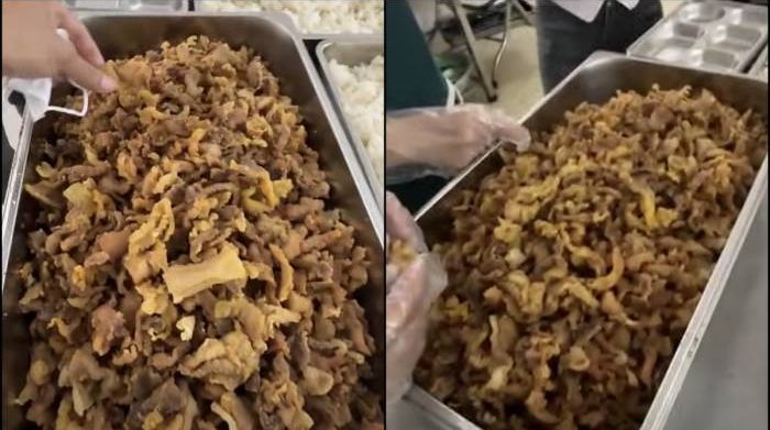 Phụ huynh phản ứng vì cơm bán trú có 'tóp mỡ'