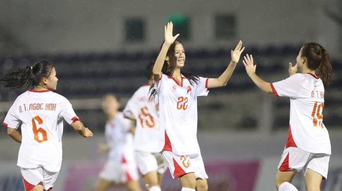 Việt Nam thắng 20-0 ở giải U17 nữ châu Á