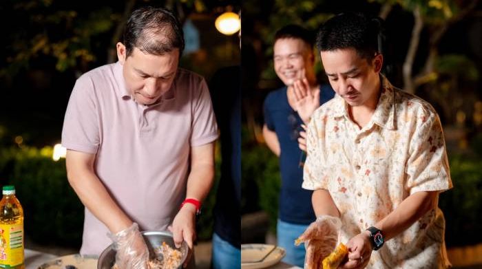 Nghệ sĩ Quang Thắng, Đỗ Duy Nam thi gói nem cua bể, mê bánh mì que Hải Phòng