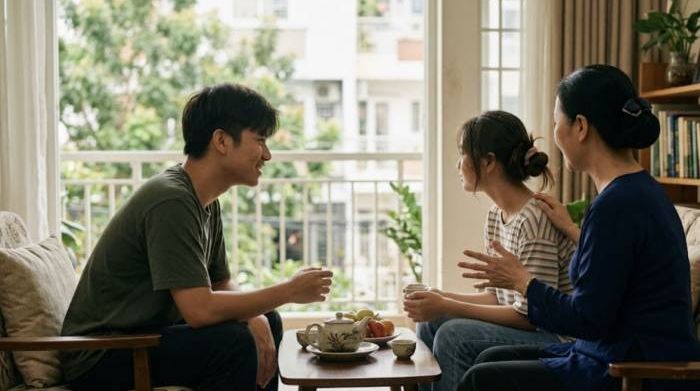 Con gái 15 tuổi, con trai 21 tuổi vẫn hàng ngày tâm sự với mẹ