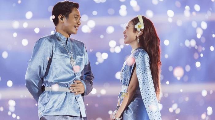 Phương Mỹ Chi diễn cảnh tình tứ bên 'chú rể' Bảo Định