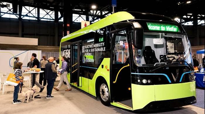 Bus điện VinFast đến Mỹ