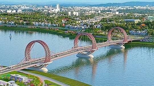 Khởi công cầu gần 2.200 tỷ đồng tái hiện bờ xe nước trên sông Trà Khúc
