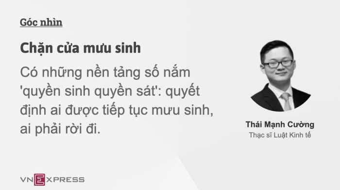 Chặn cửa mưu sinh