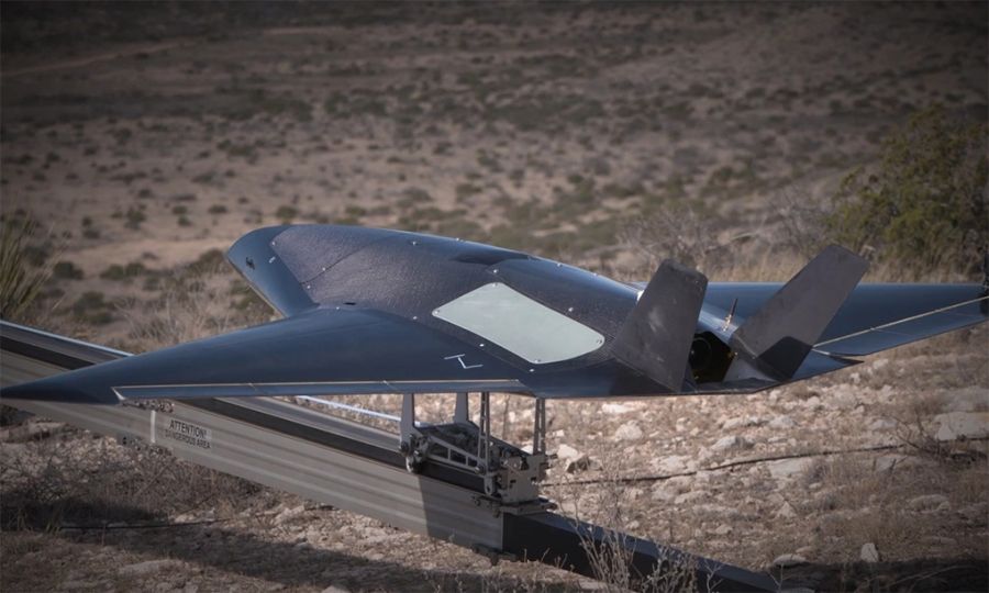 UAV Nyan trên giá phóng. Ảnh: Callen-Lenz