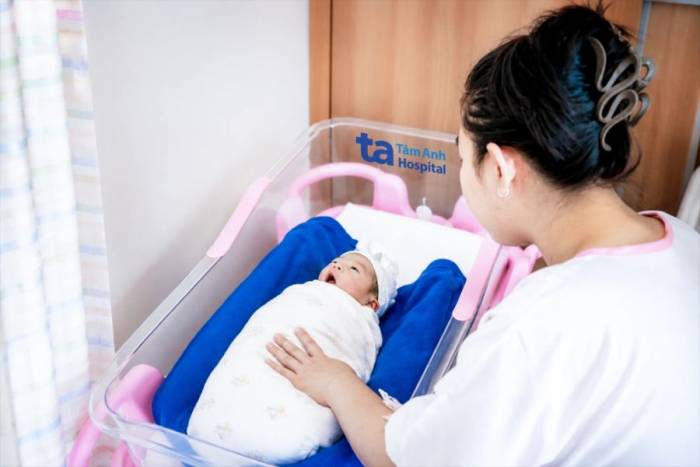 Con trai chị My chào đời tại Bệnh viện Đa khoa Tâm Anh TP HCM giữa tháng 8. Ảnh: Nguyệt Nhi