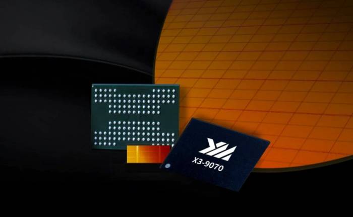 Một mẫu chip nhớ của YMTC. Ảnh:Handout