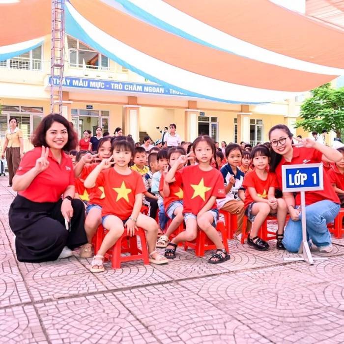 Hành trình Tiếp sức em đến đến trường 2026 góp phần mang đến một mùa tựu trường trọn vẹn niềm vui và hy vọng cho học sinh các vùng khó khăn. Ảnh: BTC