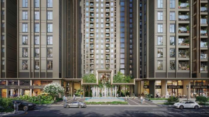Phối cảnh sảnh đón thương mại tại dự án Imperia Sensa Park. Ảnh: MIK Group