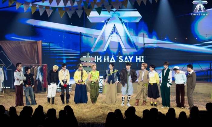 12 anh trai của liên quân Dương Domic giao lưu trên sân khấu.