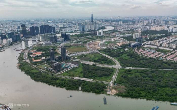 Bất động sản khu đô thị Thủ Thiêm, tháng 5/2026. Ảnh: Quỳnh Trần