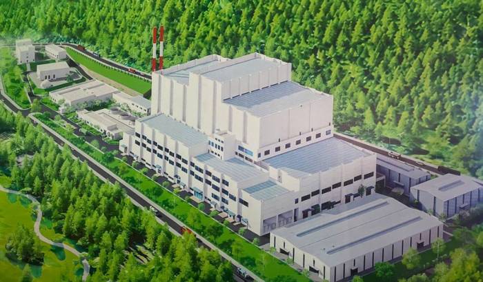 Phối cảnh nhà máy điện rác Nghệ An. Ảnh: Đức Hùng