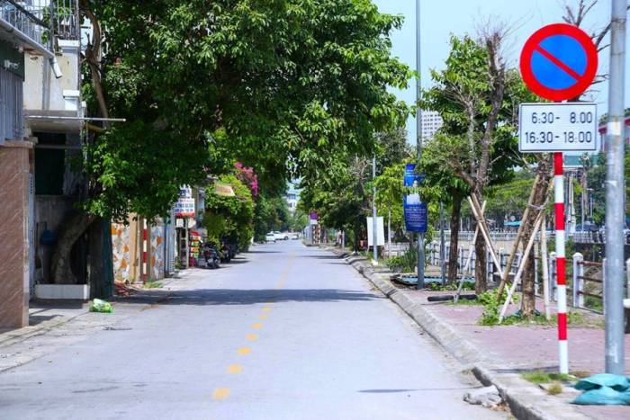Đường Nguyễn Sỹ Sách. Ảnh: Đức Hùng