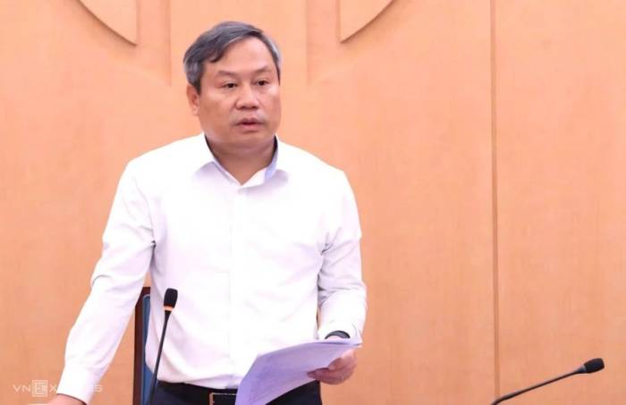 Chủ tịch UBND thành phố Vũ Đại Thắng. Ảnh: Hoàng Phong