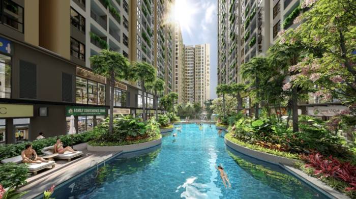 Tiện ích tại Bcons Central Park. Ảnh phối cảnh: Bcons