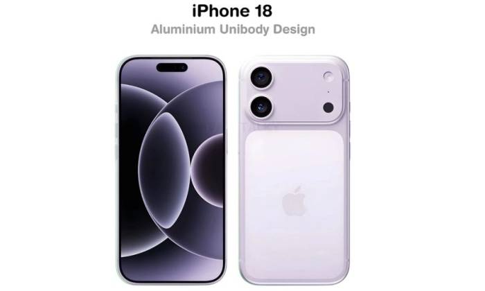 Ảnh dựng iPhone 18 theo các tin đồn. Ảnh: 9To5Mac
