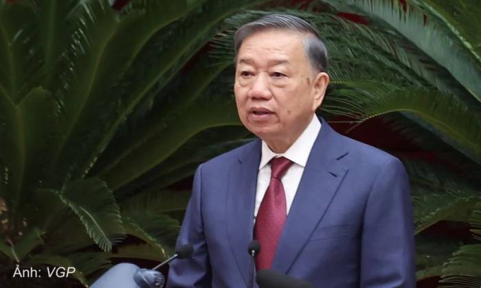 Tổng Bí thư, Chủ tịch nước Tô Lâm phát biểu khai mạc hội nghị. Ảnh: VGP
