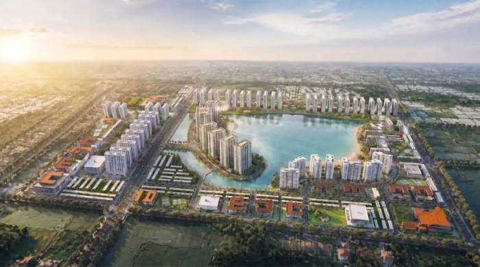 Phối cảnh khu đô thị nhà ở xã hội Bà Điểm. Ảnh: Delta Việt Nam