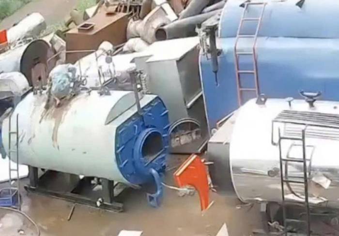 Khu vực xảy ra tai nạn lao động. Ảnh: Thái Hà