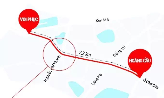 Vành đai 1 Hà Nội. Đồ họa: Tiến Thành
