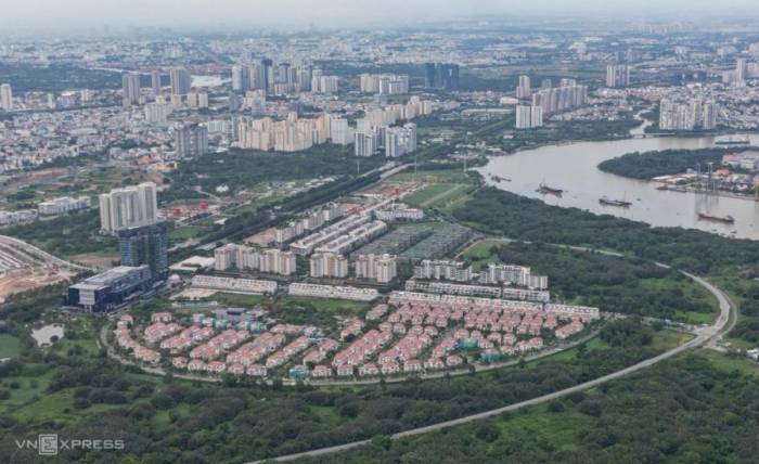 Bất động sản khu đô thị Thủ Thiêm, tháng 5/2026. Ảnh: Quỳnh Trần