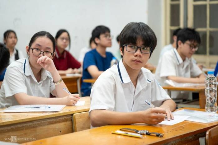 Học sinh Hà Nội thi lớp 10, tháng 5/2026. Ảnh: Thế Bằng