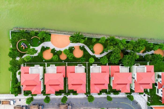 Không gian sống nhiều sắc xanh tại T&T Homes Elite Rivera. Ảnh: T&T Homes
