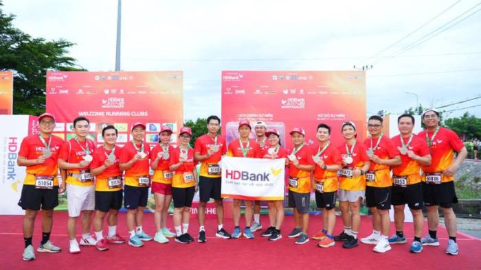 Cộng đồng HDBank Runners cùng lan tỏa tinh thần thể thao và sự gắn kết qua mỗi mùa giải. Ảnh: HDBank