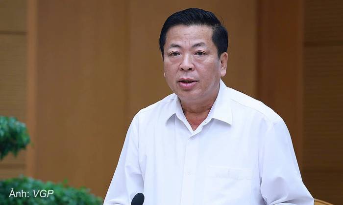 Bộ trưởng Xây dựng Trần Hồng Minh phát biểu tại cuộc làm việc với Thủ tướng, chiều 22/9. Ảnh: VGP