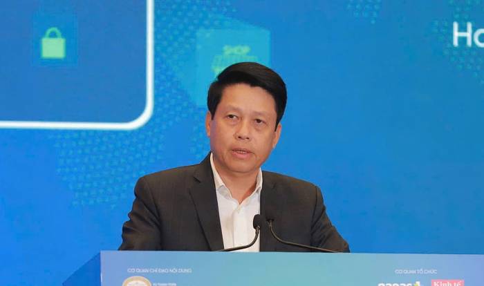 Phó thống đốc Ngân hàng Nhà nước Phạm Tiến Dũng phát biểu tại hội thảo, ngày 25/9. Ảnh: Vneconomy