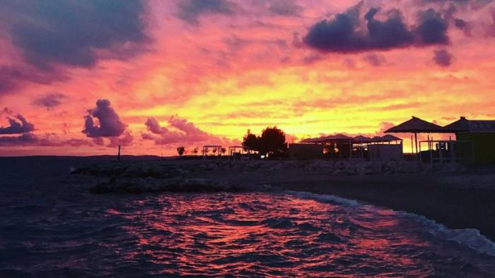 Cảnh hoàng hôn ở Croatia. Ảnh: Sarah Aviram