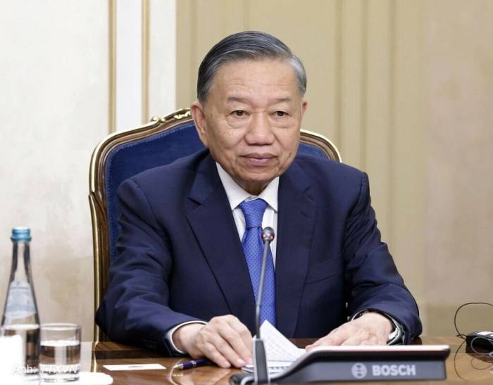Tổng Bí thư, Chủ tịch nước Tô Lâm tại cuộc hội kiến Chủ tịch Hội đồng Liên bang Nga Valentina Matvienko ngày 8/9. Ảnh: TTXVN