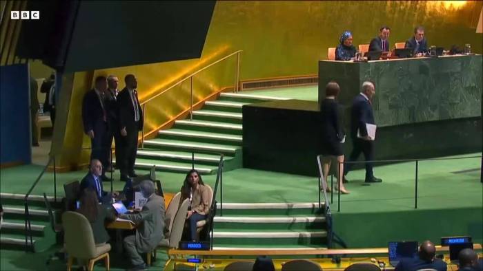 Loạt đại biểu bỏ ra ngoài khi ông Netanyahu phát biểu ở LHQ