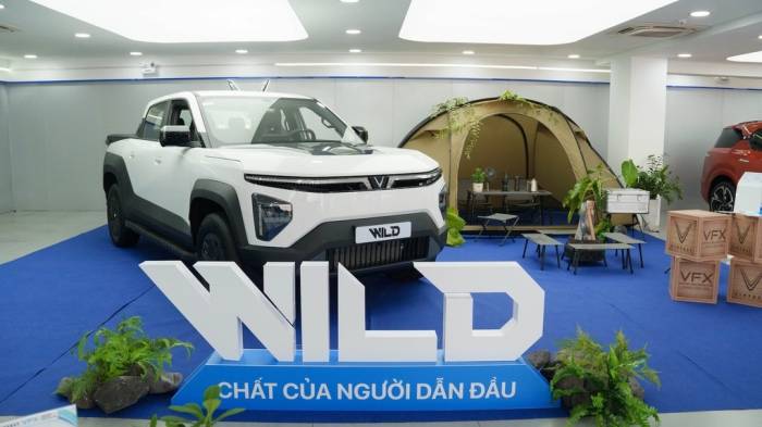 VF Wild trưng bày tại một đại lý VinFast. Ảnh: Tuấn Vũ
