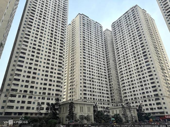 Chung cư HH Linh Đàm, phường Hoàng Liệt. Ảnh: Ngọc Diễm