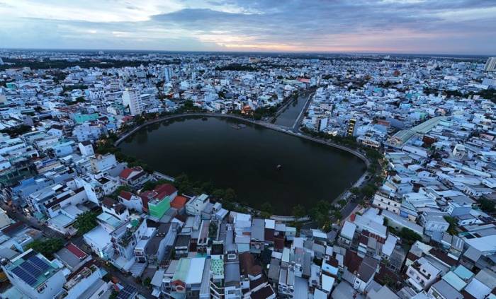 Hồ Xáng Thổi ở phường Ninh Kiều, TP Cần Thơ. Ảnh: An Bình