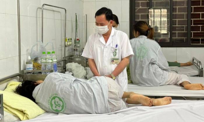 Một bệnh nhân điều trị tại Viện Sức khỏe Tâm thần. Ảnh:Lê Nga