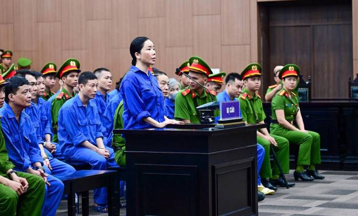 Bị cáo Mai Anh tại tòa. Ảnh: Danh Lam