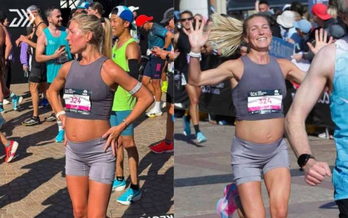 Ali Anderson thi đấu tại Sydney Marathon 2026 ngày 30/8. Ảnh: Instagram / _alianderson_