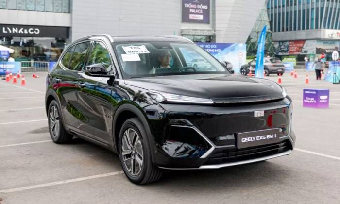 Geely EX5 PHEV tại Hà Nội. Ảnh: Minh Quân