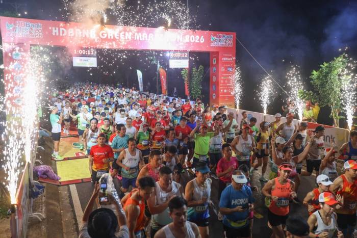4.000 runner tham gia mùa 5 HDBank Green Marathon. Ảnh: Quỳnh Trần
