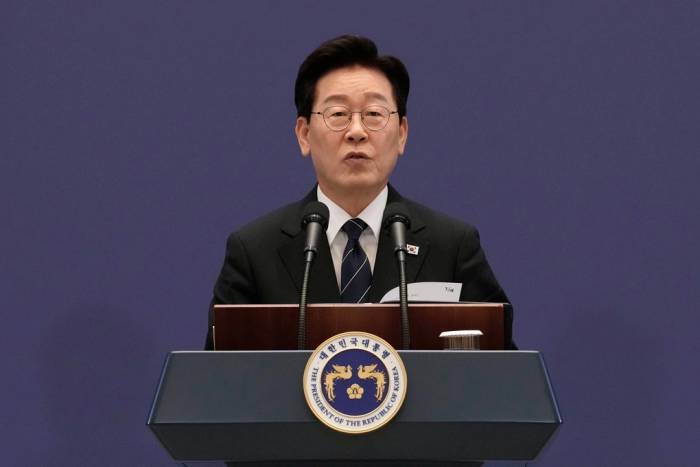 Tổng thống Hàn Quốc Lee Jae Myung tại Seoul ngày 18/9. Ảnh: AP