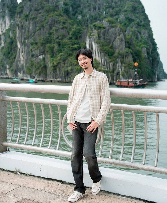 Đen Vâu tại Vịnh Hạ Long. Ảnh: Ban tổ chức cung cấp